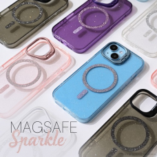 Futrola Magsafe Sparkle za iPhone 14 6.1 roze